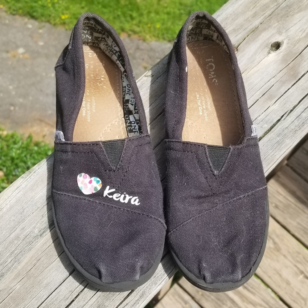 Kid's Toms Slip On Shoes Personalized Keira